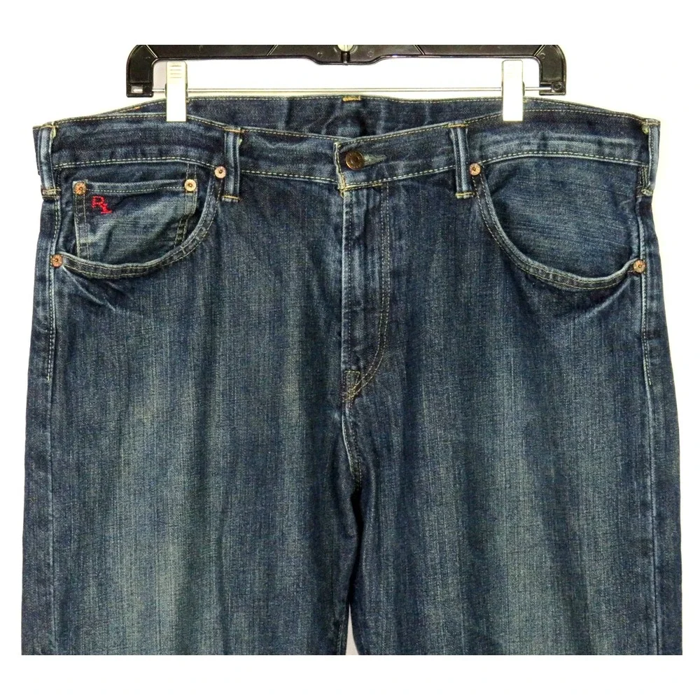 Polo Ralph Lauren 100% Cotton Medium‎ 867 Classic Fit Denim Jeans Men's 38 X 30
